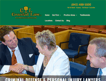 Tablet Screenshot of coastal-law.com
